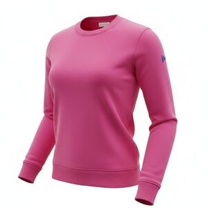 Peter Millar Golf Pullover LF23EK44 Womens Small Raspberry Pink UPF 50+